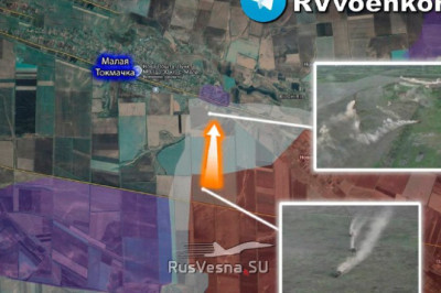 Сквозь огонь врага: наша бронегруппа штурмует кирпичный завод в Малой Токмачке, наступая на Запорожском фронте