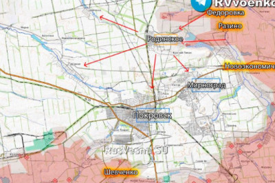 Армия России уже заходит в город Родинское, что в северном тылу от Покровска и Мирнограда, - Deep State