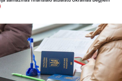 Латвия сокращает помощь украинским беженцам — Delfi