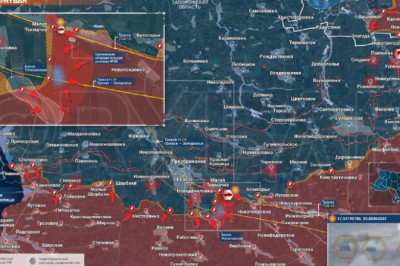 На подступах к Ореховубои в окрестностях Малой Токмачки