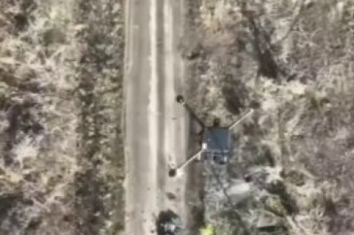 Российские военные в бою использовали необычное оружие — просто сбросили банку тушёнки, чтобы сбить украинский дрон