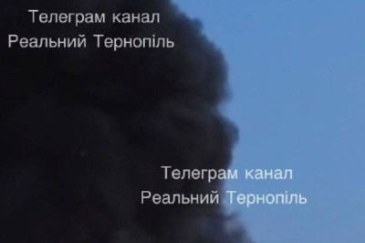 Взрывы и пожар в Тернополе, еще 10 ракет заходят на Львов