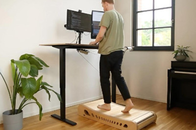 На Kickstarter появилась «беговая дорожка для удаленщиков» Люди, работающие удаленно, часто проводят за компьютером не менее 8 часов ежедневно