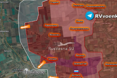 Кадры освобождения Высокого (Червоного) в Запорожской областиШтурмовики 38 гвардейской мотострелковой бригады стремительным рывком заняли населенный пункт Высокое (Червоное) и развернули там российские флаги