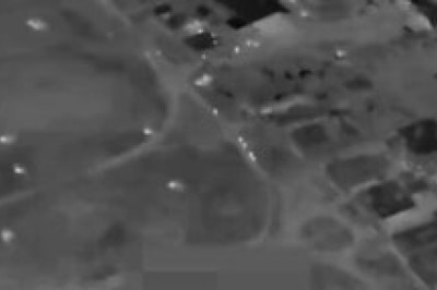 Российские военные показали удар корректируемого реактивного снаряда 