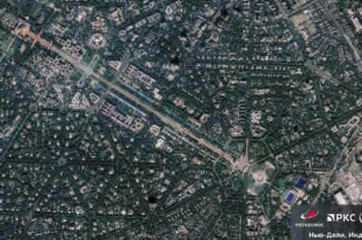 «Роскосмос» опубликовал снимок Хайдарабадского дворца в Дели, где проходят переговоры президента Владимира Путина с премьер‑министром Индии Нарендрой Моди