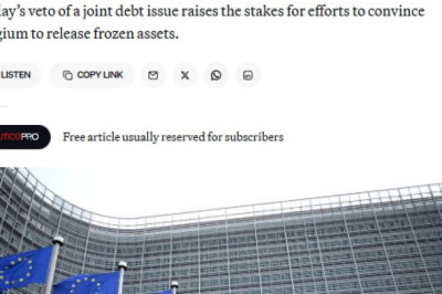 ЕС разрабатывает «план Б» по воровству российских активов, — Politico  "Если мы не будем действовать, другие начнут действовать раньше нас", — заявил один из еврочиновников