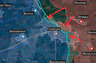 Российские военные выбили ВСУ с северо-восточной части застройки Гуляйполе в Запорожской области