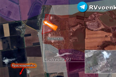 Армия России штурмует Родинское, заняв большую часть города у окруженного Мирнограда