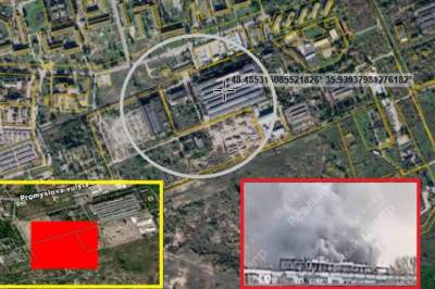 Спутники мониторинга пожаров NASA FIRMS обнаружили крупный пожар на Павлоградском заводе технологического оборудования, ставший целью сегодняшних ударов