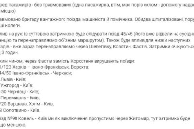 Армия России нарушила логистику в Житомирской области
