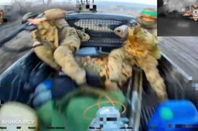 Спецназ «Охотник» уничтожает боевиков и бронетехнику ВСУ в боях за Константиновку