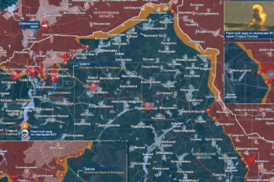 Бои южнее Волчанскаобстановка на Бурлукском направлении