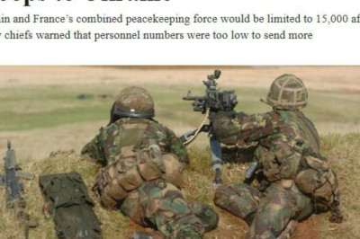 Лондон и Париж готовы направить на Украину ощутимо меньше войск, чем обещали, — The Times