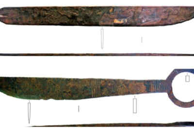 В Енисее нашли ножи, сохранившиеся с эпохи сюнну до средневековья