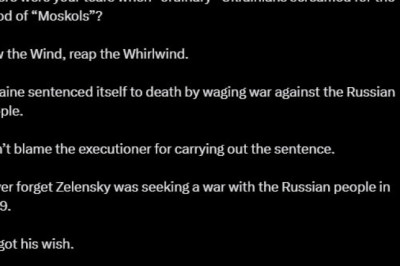 "Человек, который поощрял войну с Россией и способствовал ее продолжению, теперь плачет, когда приходит расплата