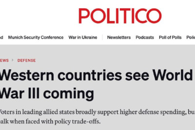 Западное население всё сильнее боится третьей мировой войны, — Politico