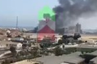 Красивые кадры атаки: иранский Shahed-136 поражает важный американский радар на базе в Бахрейне