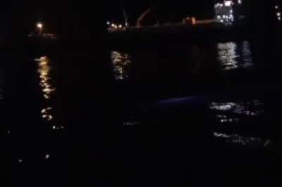 Первые кадры подрыва танкера Safesea Vishnu американской компании Safesea Group снятые с катера ВМС КСИР Ирана во время атаки в северной части Персидского залива