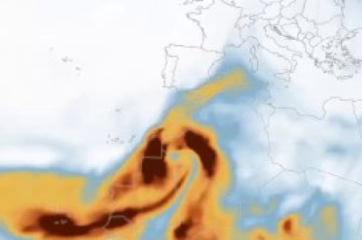 Западную Европу накрыла пыльная буря из Сахары